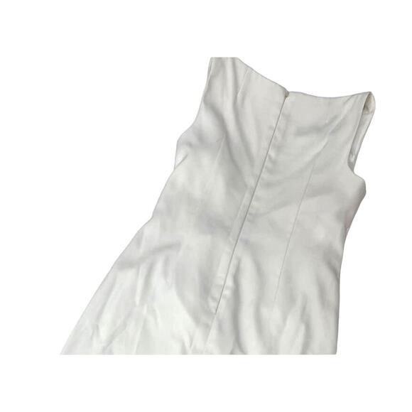 Jenny Parkham Bridesmaids Dress Ivory Hi- Low Full Length 12 NWOT - Picture 5 of 5